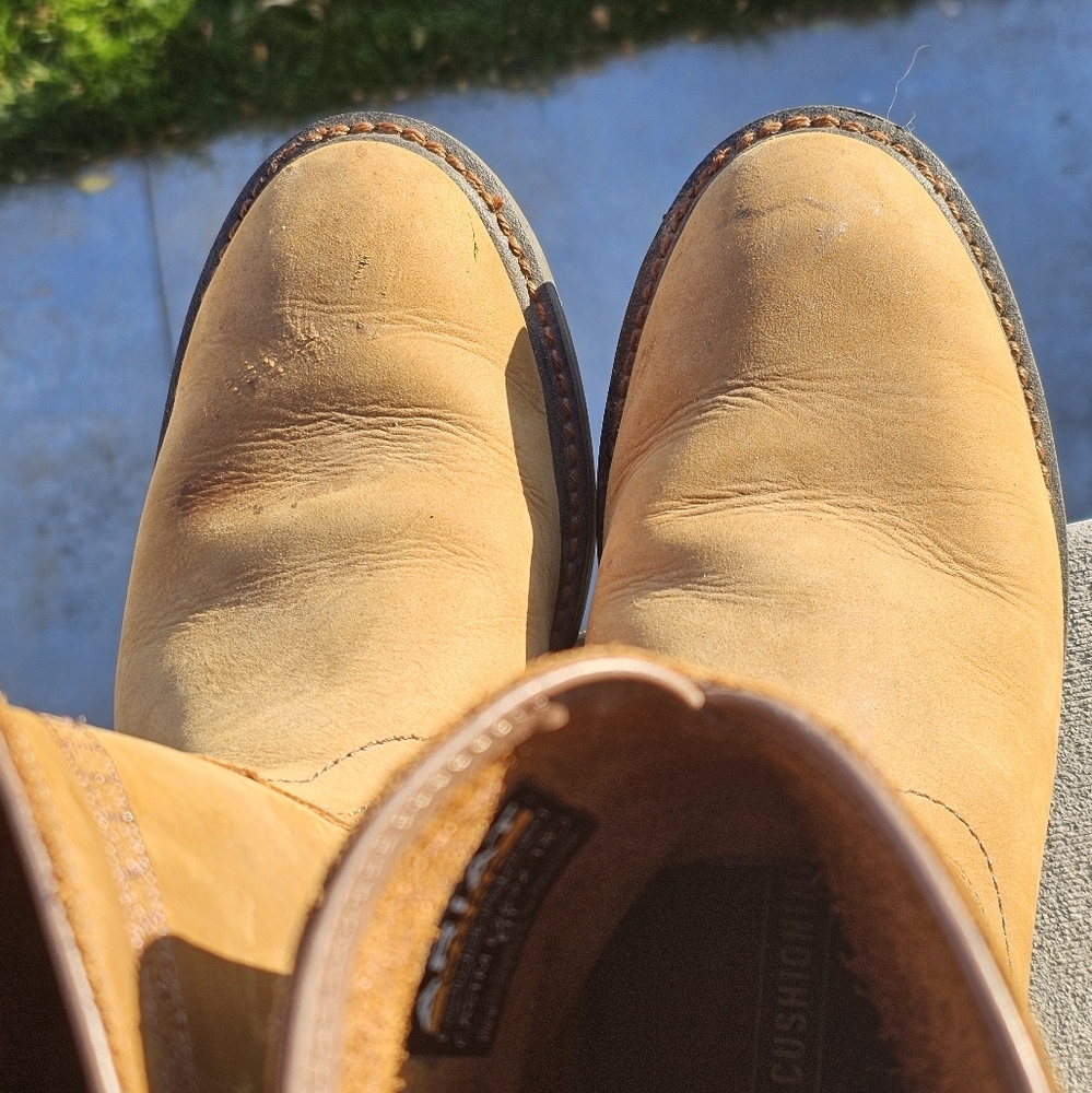 Mens Ariat Work Brown Western Cowboy Boots - Picture 11 of 14